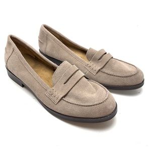 SONOMA Genuine Leather Suede Loafers Flats sz 8.5